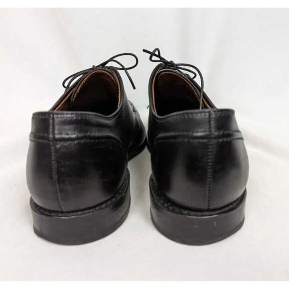 Allen Edmonds sz. 7.5 D LASALLE Split-Toe Oxfords Black Mens Dress Shoes Classic main image 7